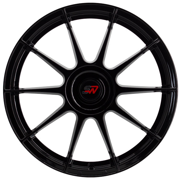 SPACWHEELS SW22 8,0X18" BLANK ET35 CB73,1 BLACK GLOSS