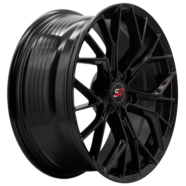 SPACWHEELS SW33 8,0X18" BLANK ET30 CB73,1 BLACK GLOSS