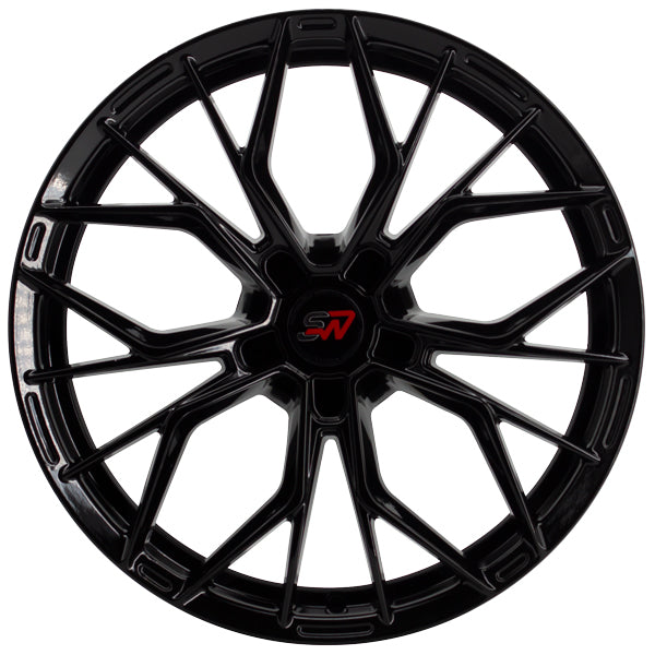 SPACWHEELS SW33 8,0X18" BLANK ET30 CB73,1 BLACK GLOSS