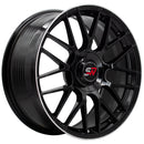 SPACWHEELS F083 8,0X18" BLANK ET30 CB73,1 BLACK GLOSS / LIP ALUM-4