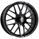 SPACWHEELS F083 8,5X19" BLANK ET30 CB73,1 BLACK GLOSS / LIP ALUM-3