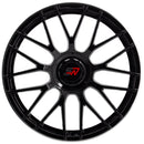 SPACWHEELS F083 8,5X19" BLANK ET30 CB73,1 BLACK GLOSS / LIP ALUM-6
