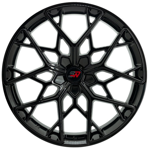 SPACWHEELS SW29 8,5X20" BLANK ET35 CB73,1 BLACK GLOSS