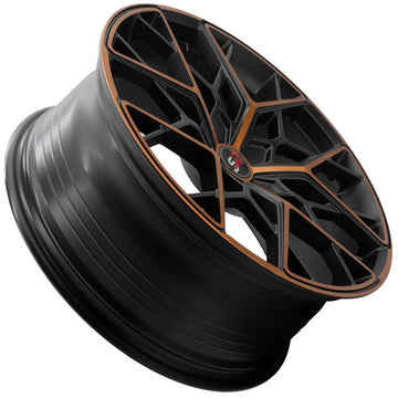 SPACWHEELS SW29 8,5X20" BLANK ET35 CB73,1 BLACK FACE DARK GOLD - 0