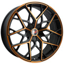SPACWHEELS SW29 8,5X20" BLANK ET35 CB73,1 BLACK FACE DARK GOLD-3