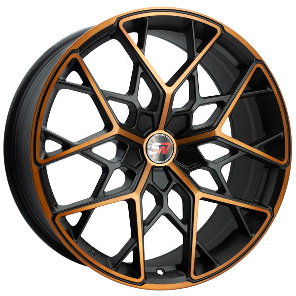 SPACWHEELS SW29 8,5X20" BLANK ET35 CB73,1 BLACK FACE DARK GOLD