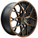 SPACWHEELS SW29 8,5X20" BLANK ET35 CB73,1 BLACK FACE DARK GOLD-4