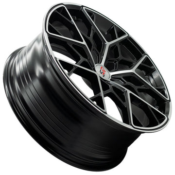 SPACWHEELS SW29 8,5X20" BLANK ET35 CB73,1 BLACK MACHINE FACE - 0
