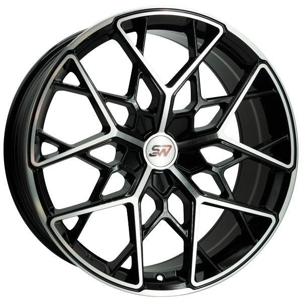 SPACWHEELS SW29 8,5X20" BLANK ET35 CB73,1 BLACK MACHINE FACE