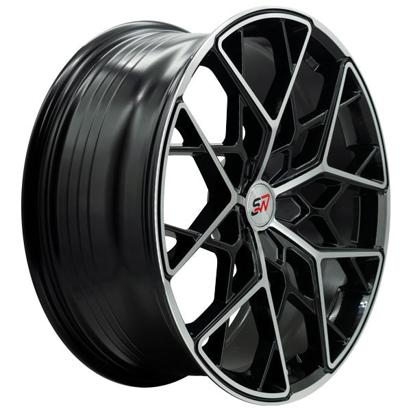 SPACWHEELS SW29 8,5X20" BLANK ET35 CB73,1 BLACK MACHINE FACE