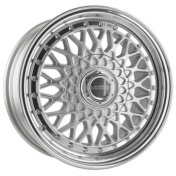 LENSO WHEELS BSX 7,0X15" 5X114,3 ET35 CB73,1 PLATA ARO PULIDO - 0