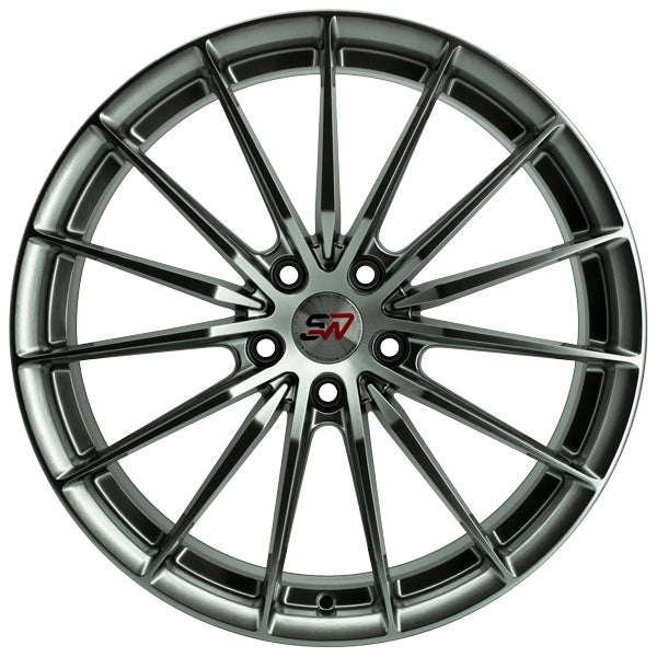 SPACWHEELS SW56 7,5X17" BLANK ET35 CB73,1 HYPER BLACK