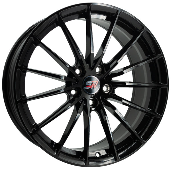 SPACWHEELS SW56 7,5X17" BLANK ET35 CB73,1 GLOSSY BLACK