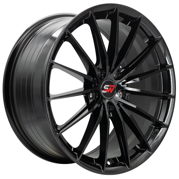 SPACWHEELS SW56 7,5X17" BLANK ET35 CB73,1 GLOSSY BLACK