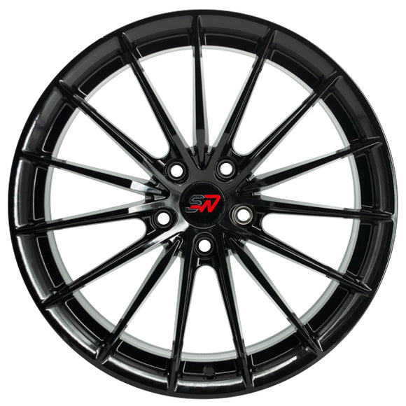 SPACWHEELS SW56 8,5X18" BLANK ET30 CB73,1 GLOSSY BLACK