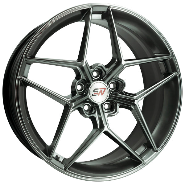 SPACWHEELS SW53 8,5X18" BLANK ET30 CB73,1 HYPER BLACK