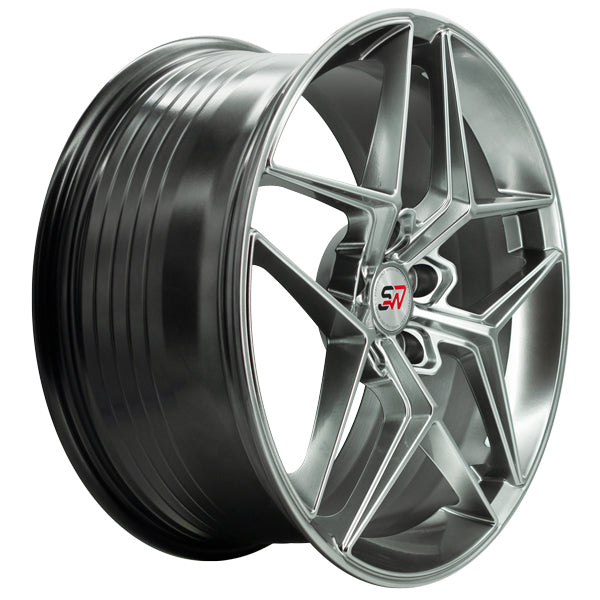 SPACWHEELS SW53 8,5X18" BLANK ET30 CB73,1 HYPER BLACK