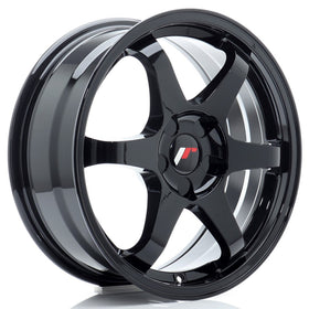JR Wheels JR3 17x7 ET20-42 BLANK Gloss Black
