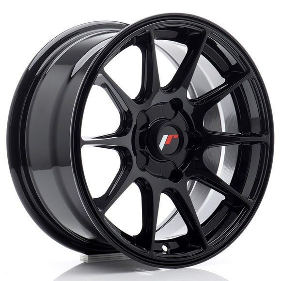 JR Wheels JR11 15x7 ET20-30 BLANK Gloss Black