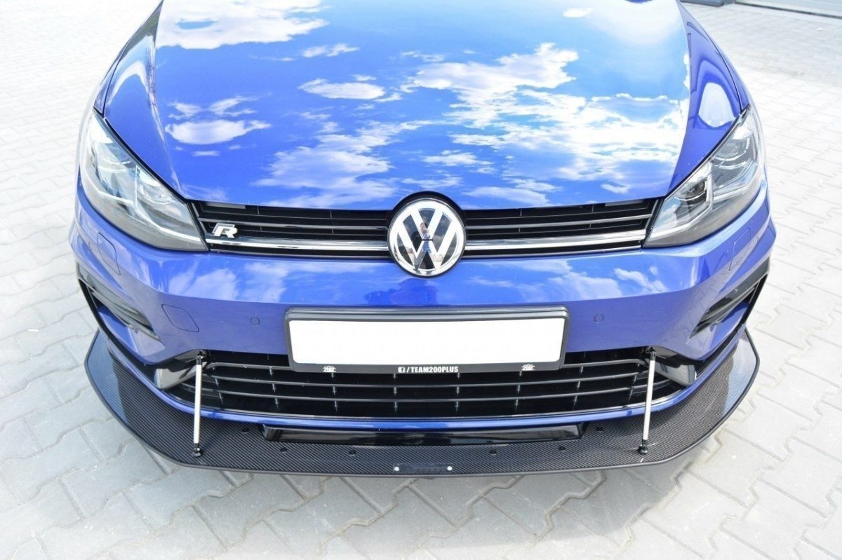 Hybrid Front Racing Splitter VW Golf 7 R / R-Line Facelift