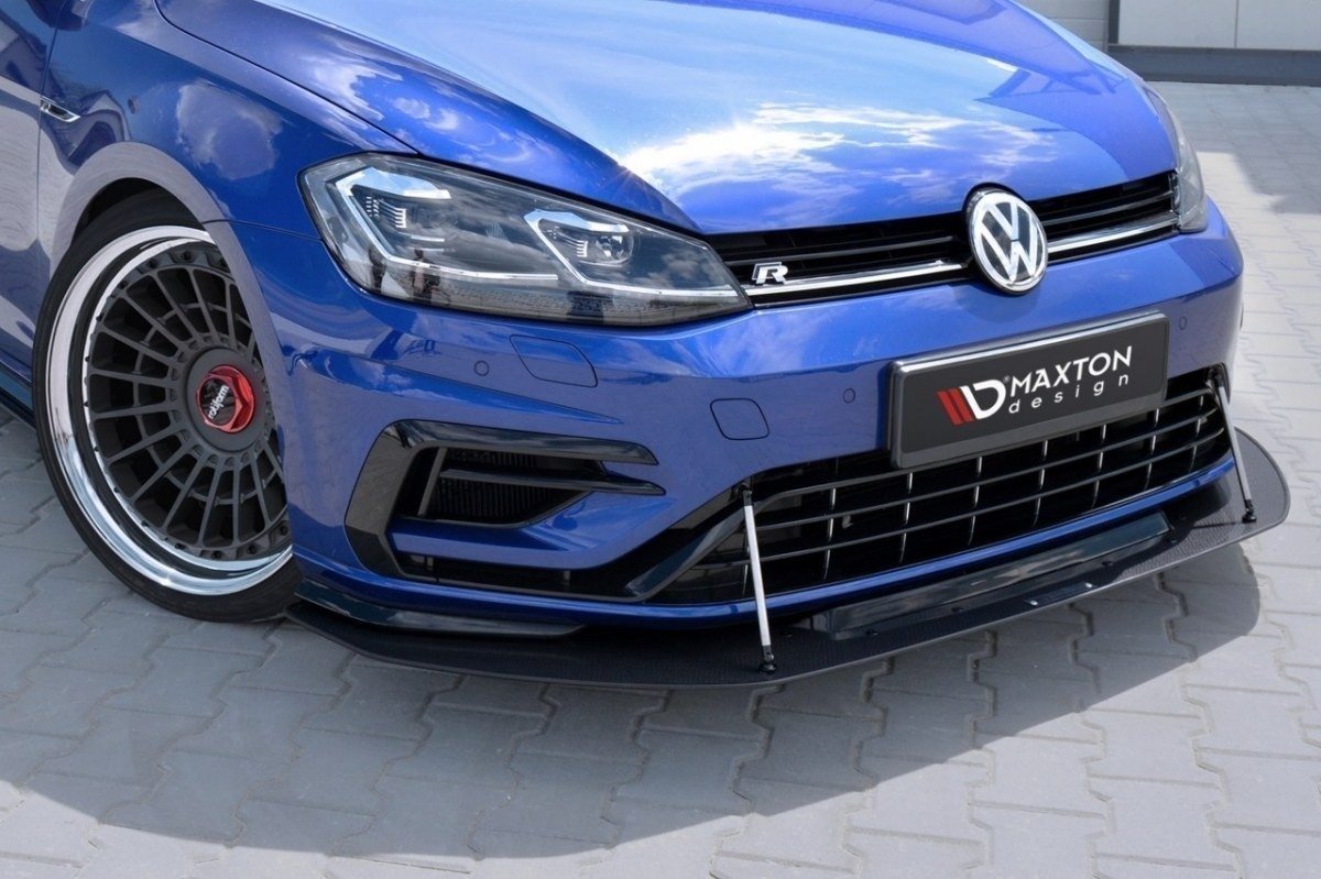 Hybrid Front Racing Splitter VW Golf 7 R / R-Line Facelift