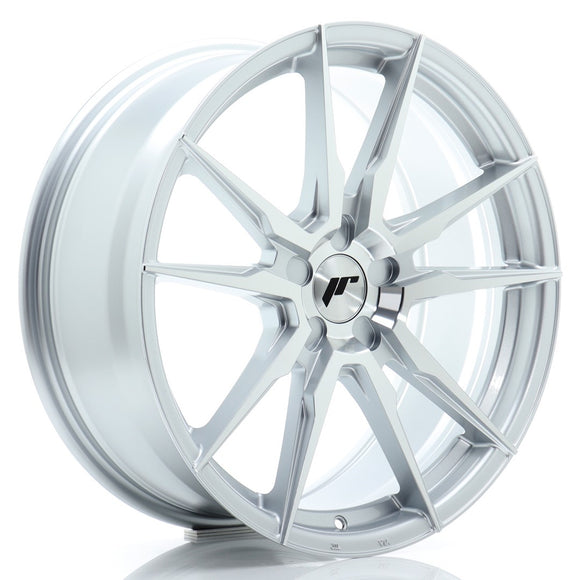 JR Wheels JR21 19x8,5 ET45 5x108 Silver Machined