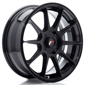 JR Wheels JR11 17x7 ET20-38 BLANK Gloss Black