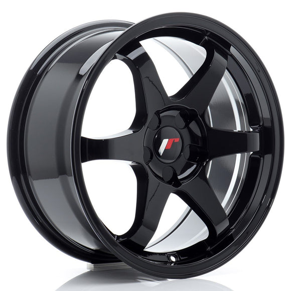 JR Wheels JR3 17x8 ET20-35 BLANK Gloss Black