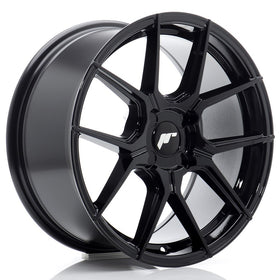 JR Wheels JR30 17x8 ET20-40 BLANK Gloss Black