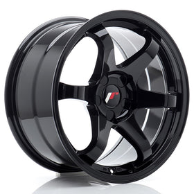 JR Wheels JR3 17x9 ET20-35 BLANK Gloss Black