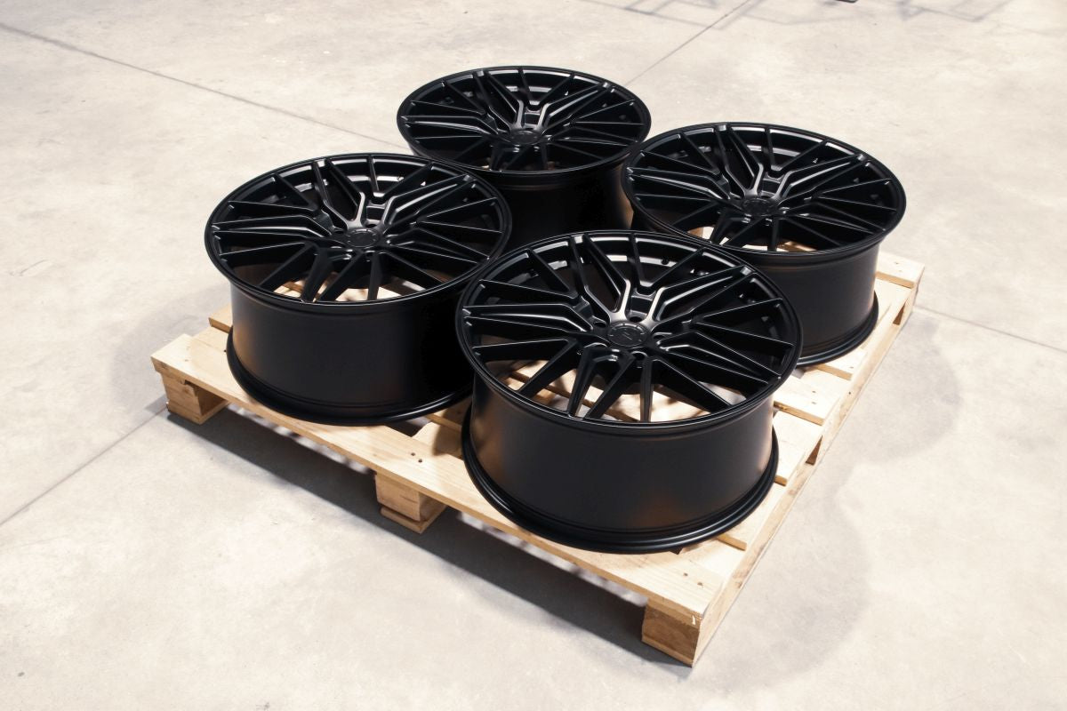 Set of JR38 21x9,5 ET35 5x112 Matt Black