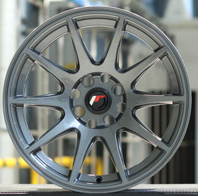 JR Wheels JR11 15x8 Gloss Light Gunmetal