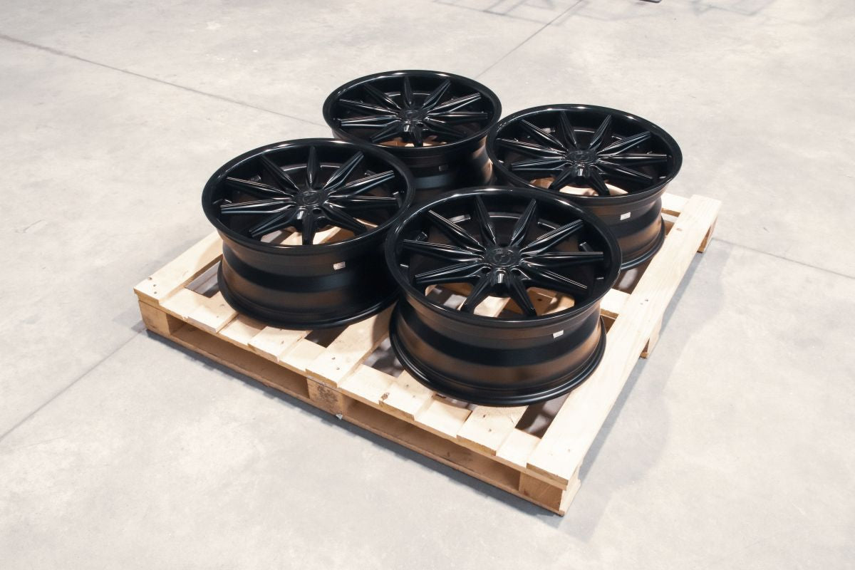 Set of CVR8 19x8,5 ET40 5x112 Matt Black