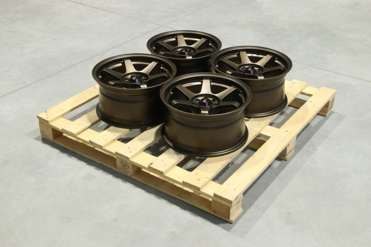 Set of JR3 16x8 ET25 4x100/108 Matt Bronze