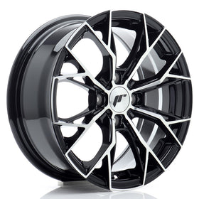 JR Wheels JR49 15x6,5 ET35 4x100 Gloss Black Machined Face