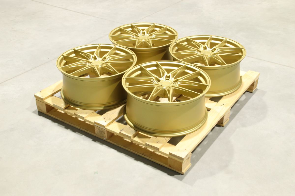 Set of JR44 20x8,5 ET42 5x112 Matt Gold