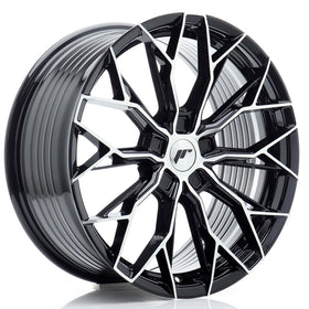 JR Wheels JR49 19x8 ET20-40 5H BLANK Gloss Black Machined Face