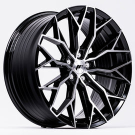 JR Wheels JR49 20x9 ET20-35 5H BLANK Gloss Black Machined Face