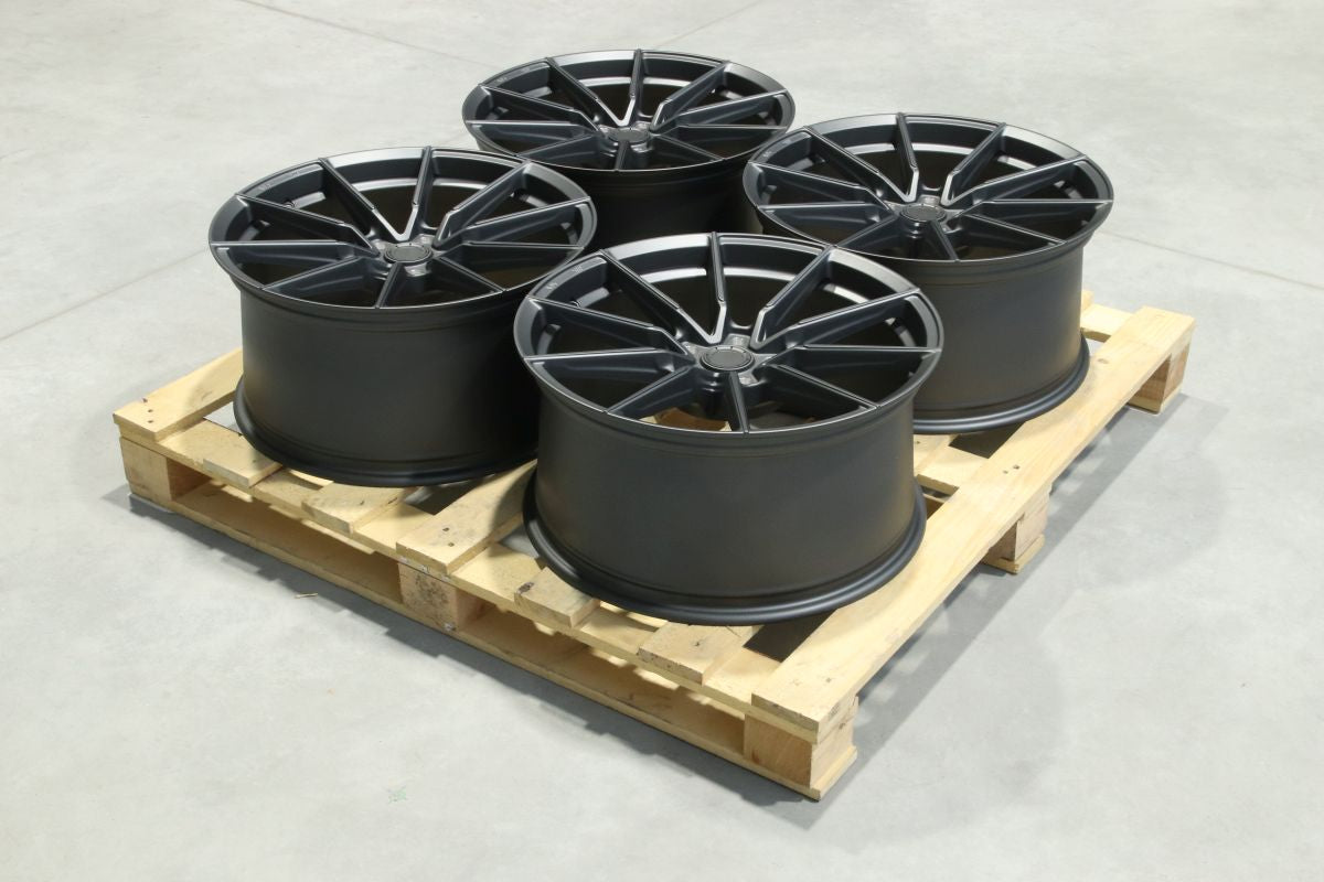 Set of SL02 20x10 ET40 5x114,3 Matt Gun Metal