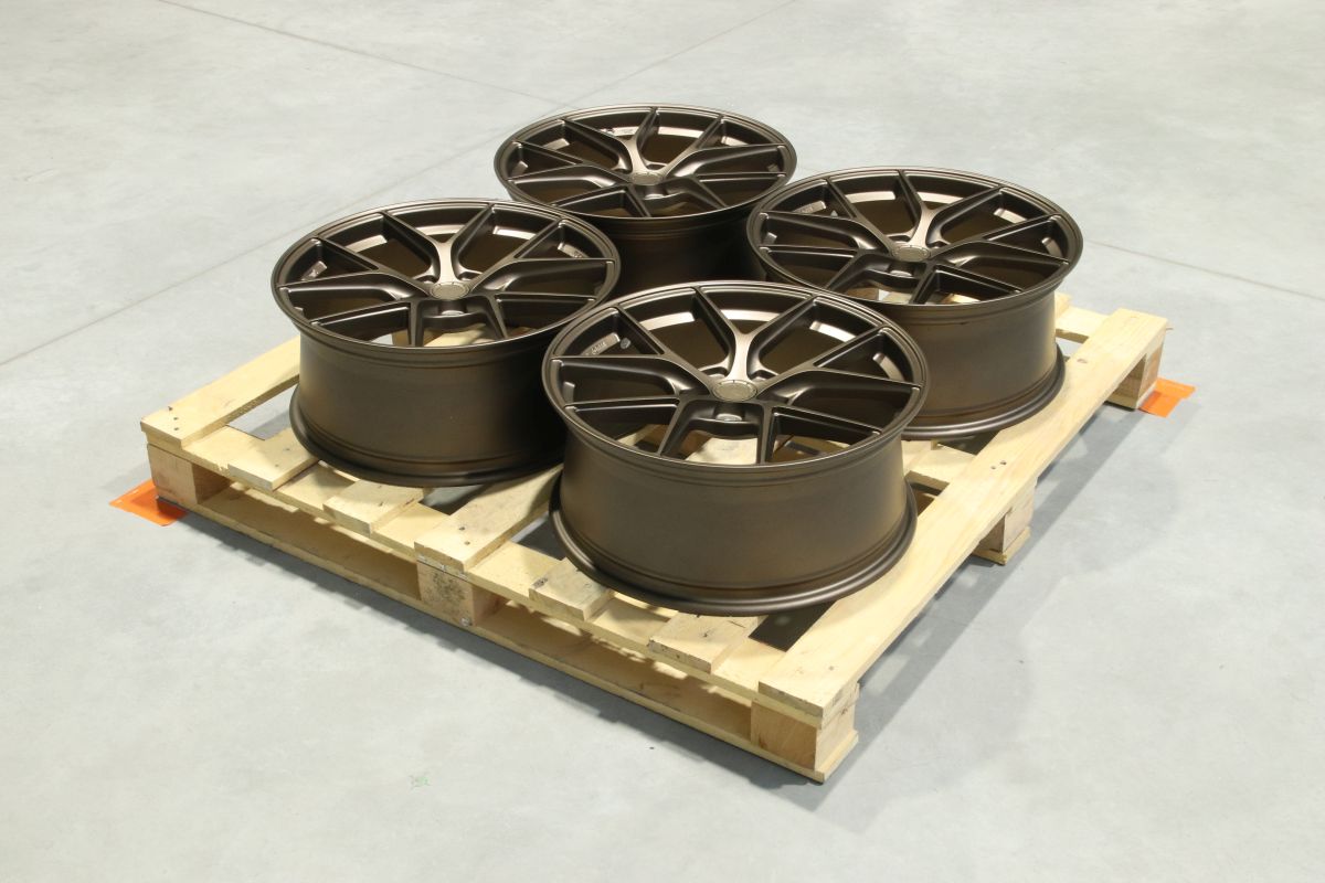 Set of SL01 19x8 ET40 5x114,3 Matt Bronze