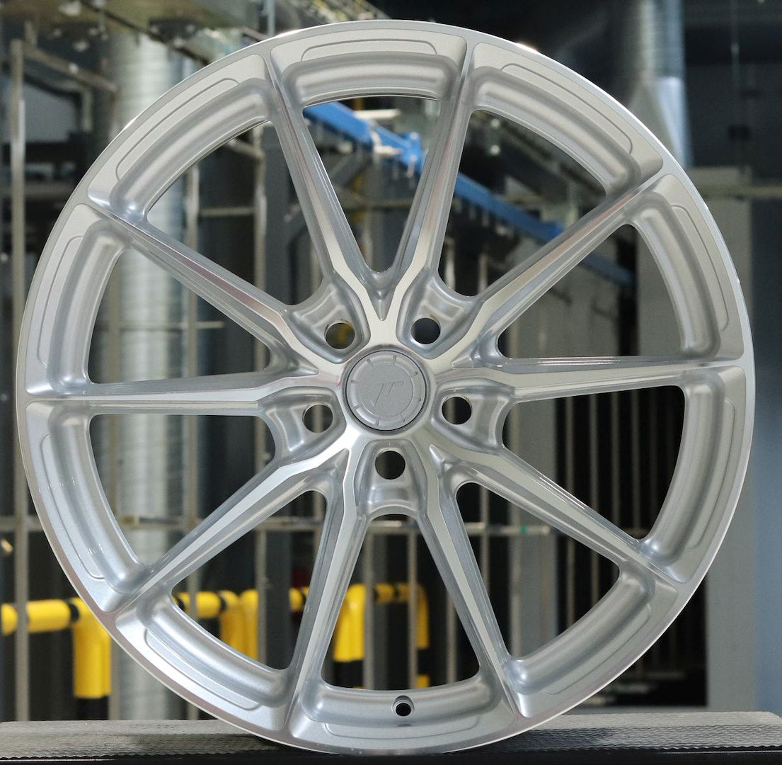 JR Wheels JR37 20x10 Silver Machined Face