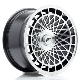 JR Wheels JR14 15x8 ET25 4x108 Gloss Black Machined Face