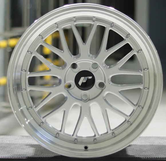 JR Wheels JR23 19x9,5 Hyper Silver w/ Machined Lip