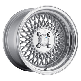 Klutch SL1 15x8,5 ET17 4x100 Silver w/ Machined Lip