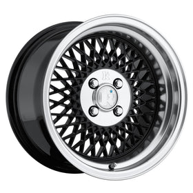 Klutch SL1 15x8,5 ET17 4x100 Gloss Black w/ Machined Lip
