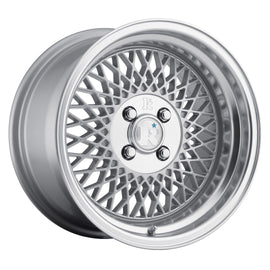 Klutch SL1 16x8 ET15 BLANK Silver w/ Machined Lip