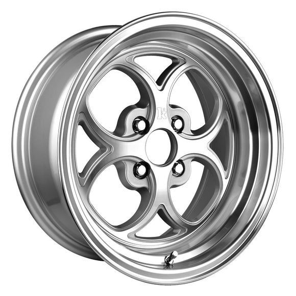 Klutch SL2 15x8,5 ET17 4x100 Silver Machined Face
