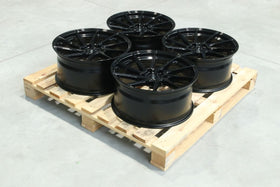 Set of JR36 19x9 ET30 5x112 Gloss Black