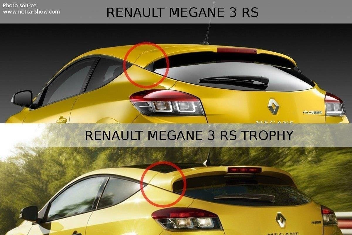 SPOILER EXTENSION RENAULT MEGANE MK3 RS Trophy / RS Cup
