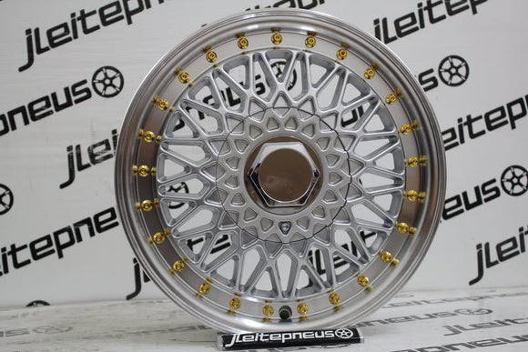 Jantes Novas Style BBS 14 4x100/114.3 5.5 ET30 - Fazemos Montagem/Envio